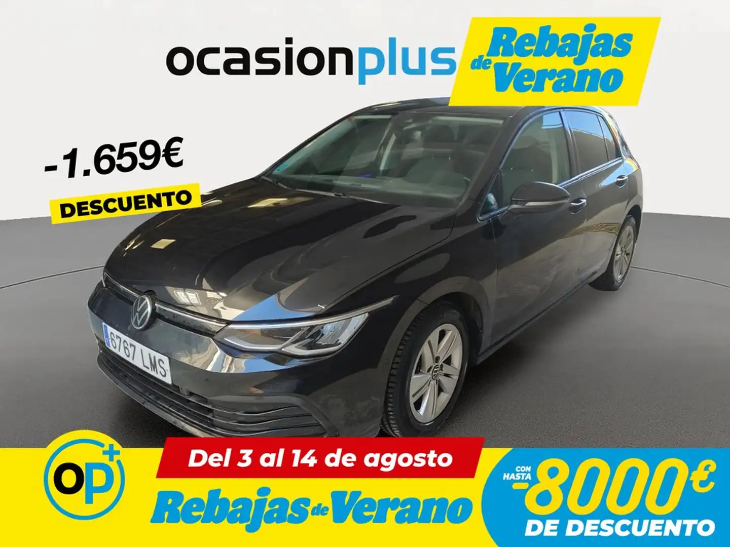 Volkswagen Golf 2.0TDI Life 85kW Negro - 1