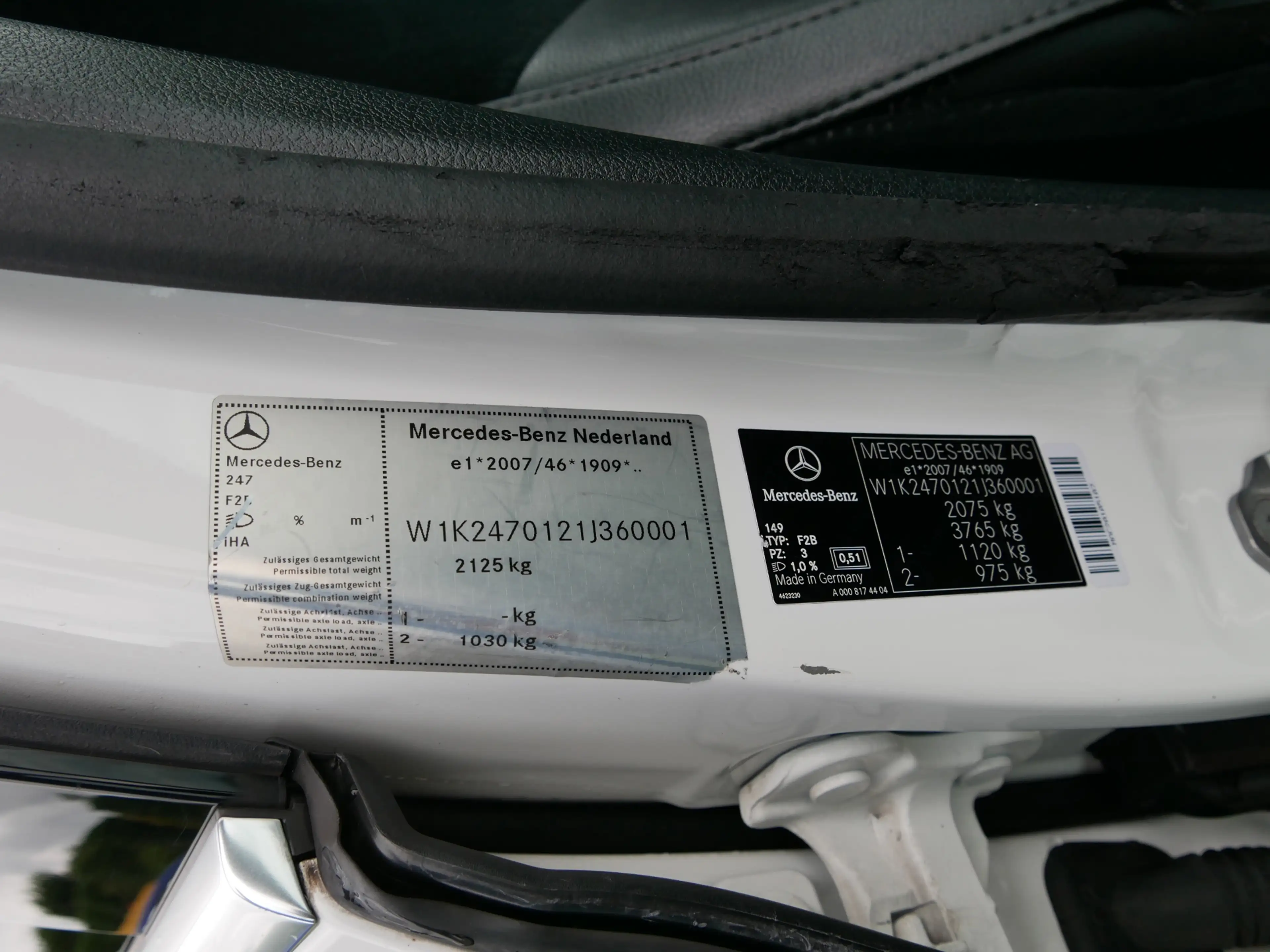 Mercedes-Benz B 200 200d AUT. AC CAMERA ** EX POLICE MARGE CAR ** — photo 6
