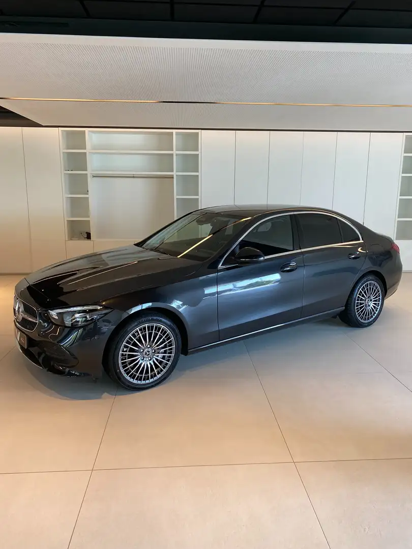 Mercedes-Benz C 300 e 9G Plug-in Luchtvering/Dodehoek/Camera/El.Trekh. Gris - 2