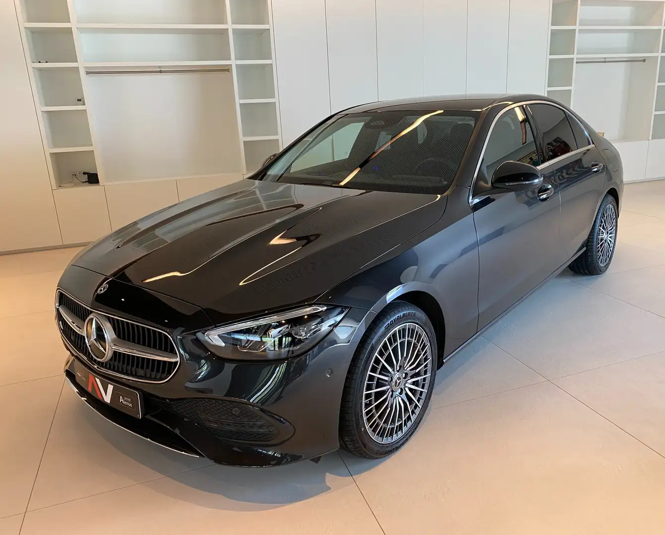 Mercedes-Benz C 300 e 9G Plug-in Luchtvering/Dodehoek/Camera/El.Trekh. Gris - 1