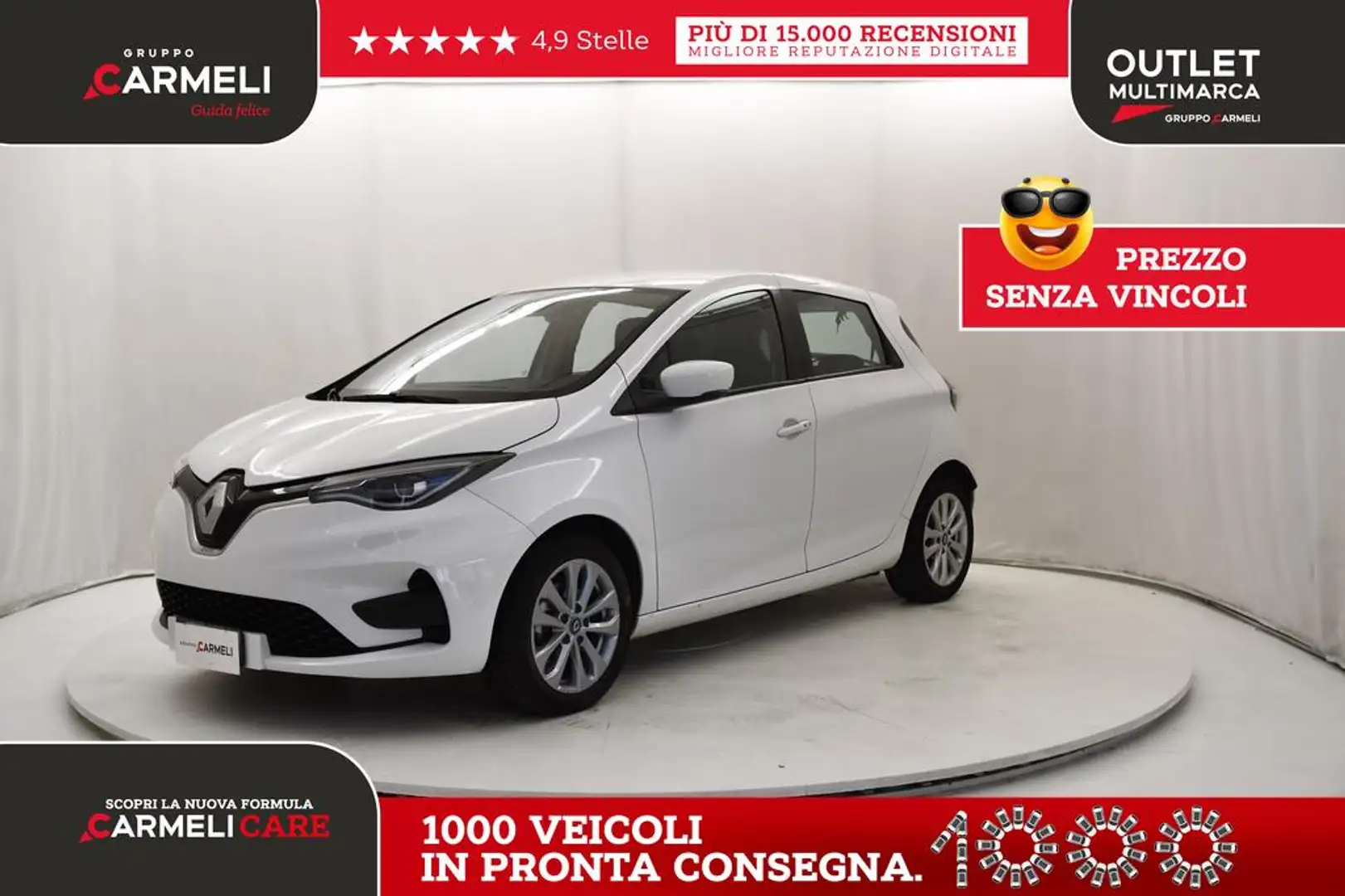 Renault ZOE Zen R135 Flex my20 Blanc - 1