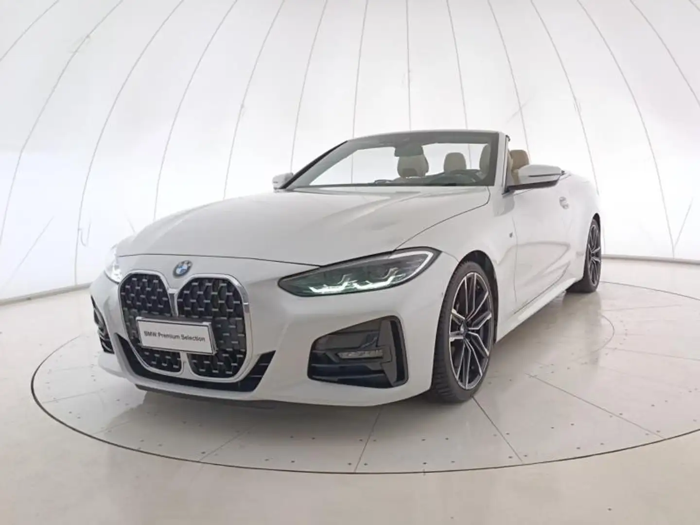 BMW 420 d Cabrio mhev 48V Msport auto Beyaz - 1