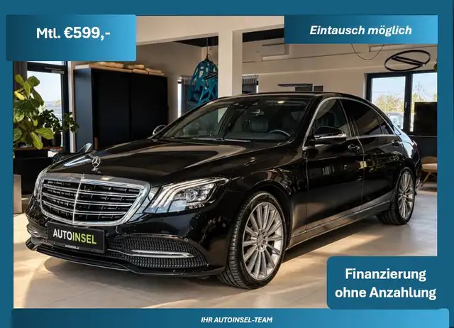 Mercedes-Benz S 350 Lang-Version+Navi+Kamera+Tempomat+360°+Große-Ambiente(64-Farben)+Memorie-Sitze+Attention-Assist+Schlaf-Funktion Ansicht 1