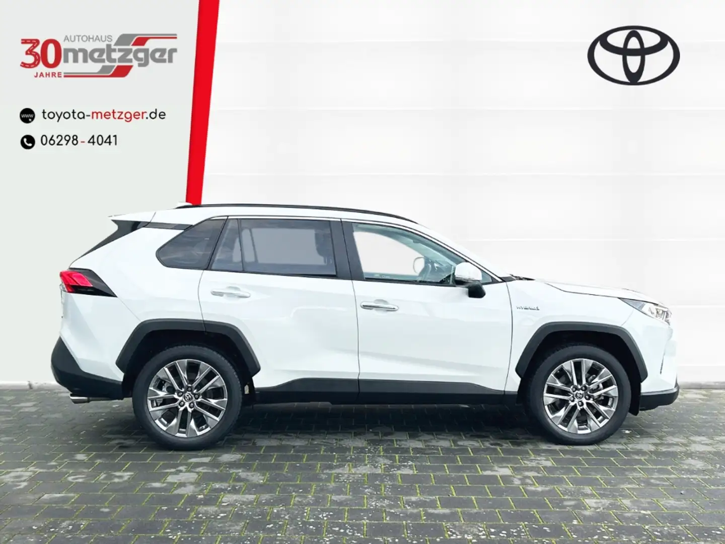 Toyota RAV 4 Lounge Hybrid +Leder +LED +Kamera +Apple-Carplay Blanc - 2