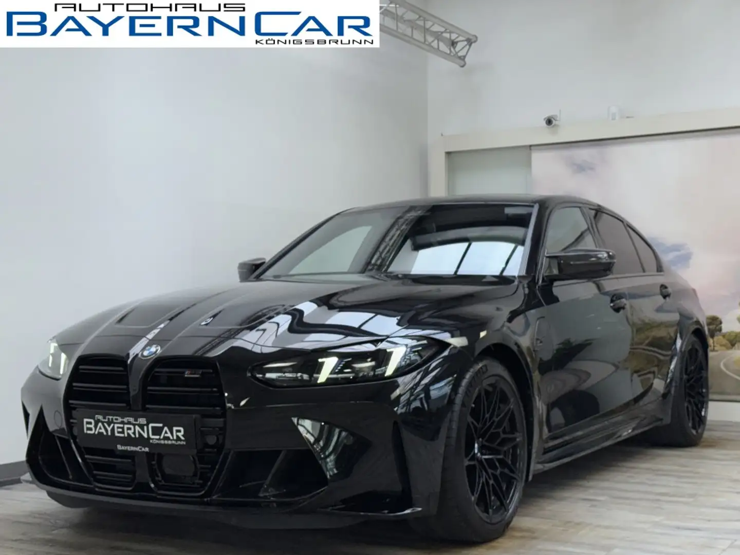 BMW M3 Comp. xDr. Driver CarbonExt. Sitzlüft. ACC 360° Schwarz - 1
