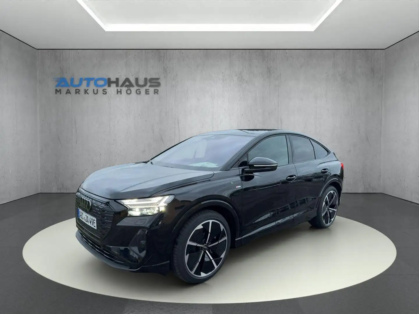 Audi Q4 e-tron 50 Sportback S-line Quattro+AHK+SONOS+5J-GARANTIE+ Negro - 1