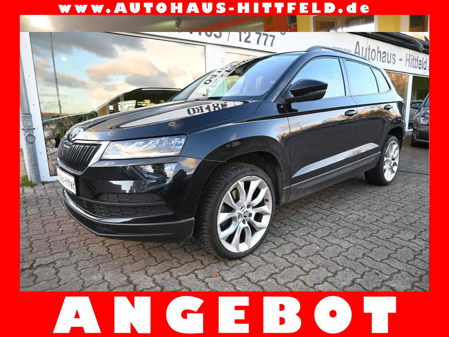 Skoda Karoq 1.5 *Style* DSG Klimaaut NAVI 19Alu 1.Hand Noir - 1