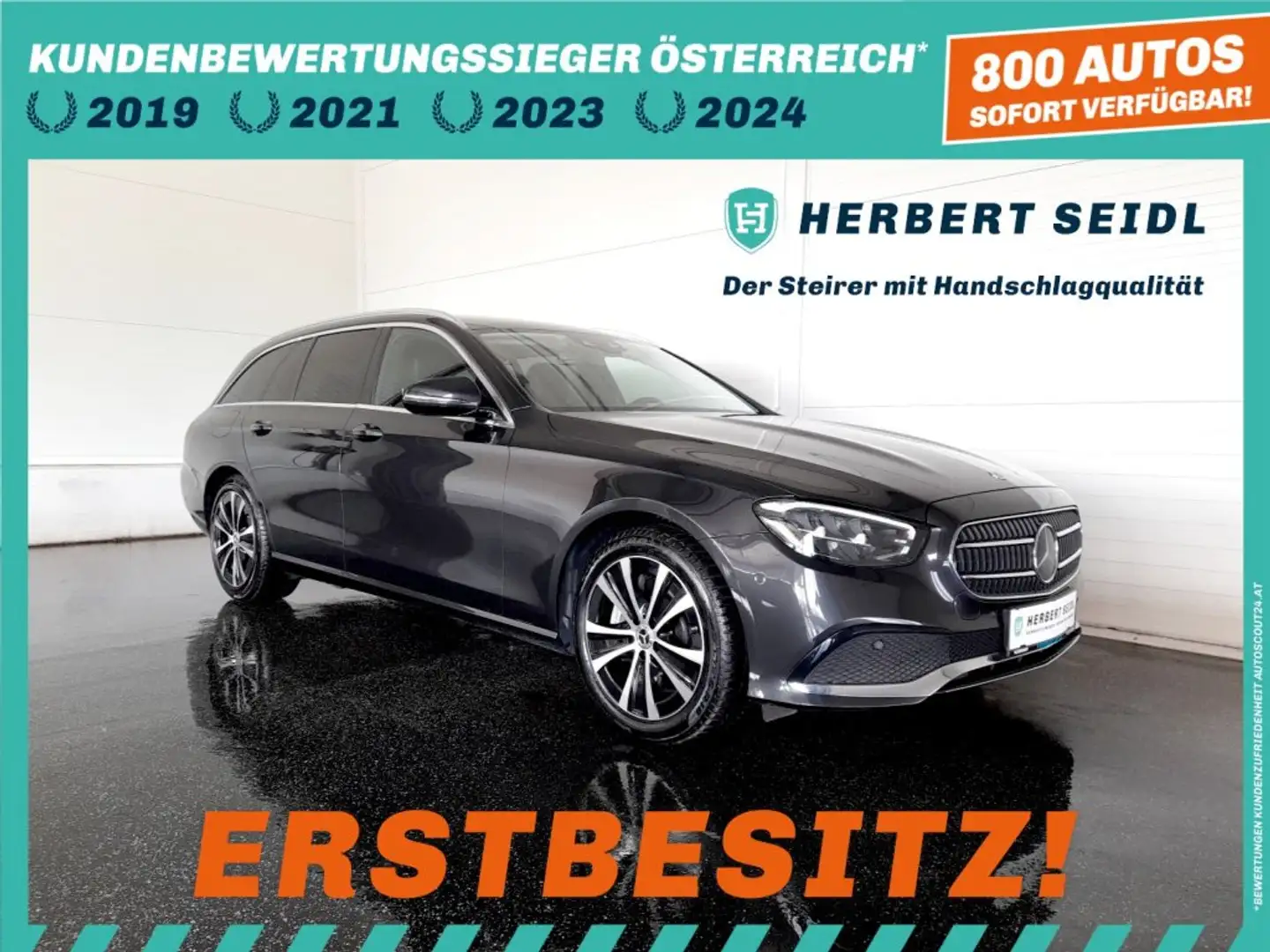 Mercedes-Benz E 300 T AVANTGARDE PHEV Aut *LED HIGH PERFORMANCE / MBUX ERWEITERT / AGILITY SELECT & CONTROL FÜR LUFTFAHRWERK* Grau - 1