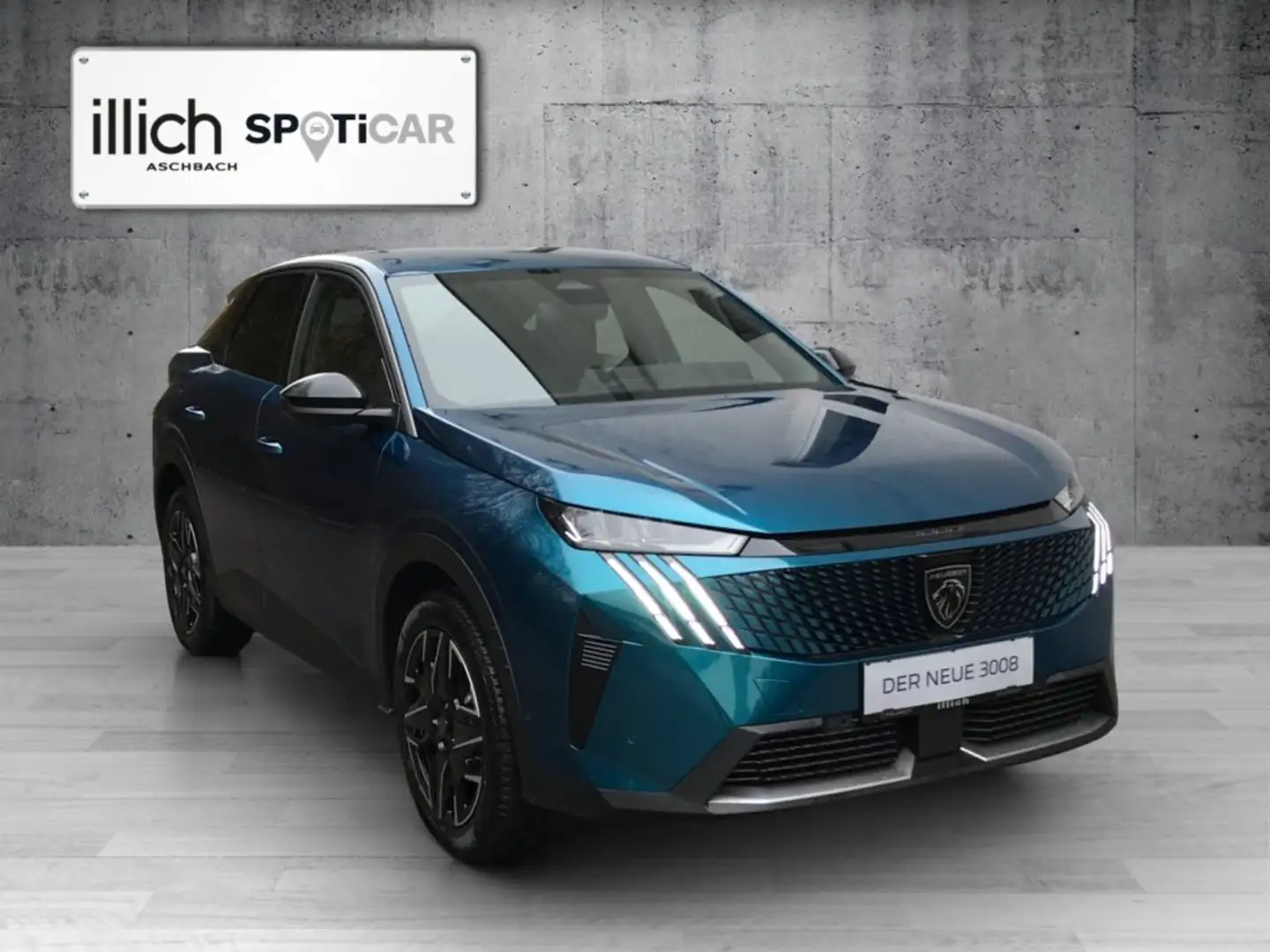 Peugeot 3008 ALLURE Hybrid 145 e-DCS6 Blau - 1