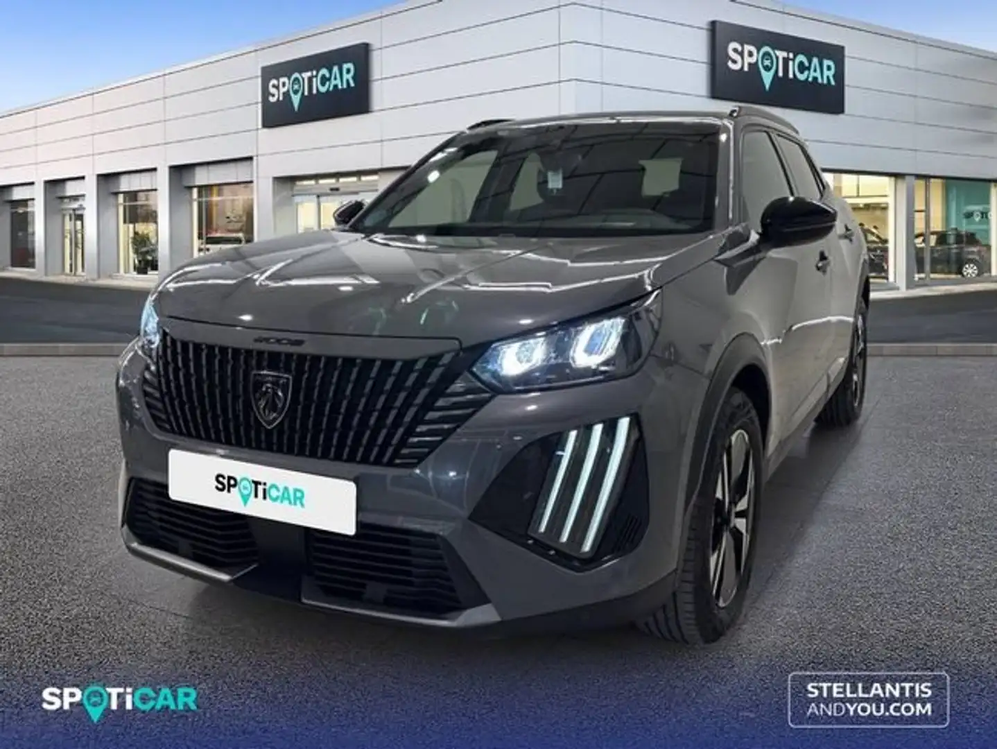 Peugeot 2008 1.2 PureTech S&S Allure 100 Gris - 1