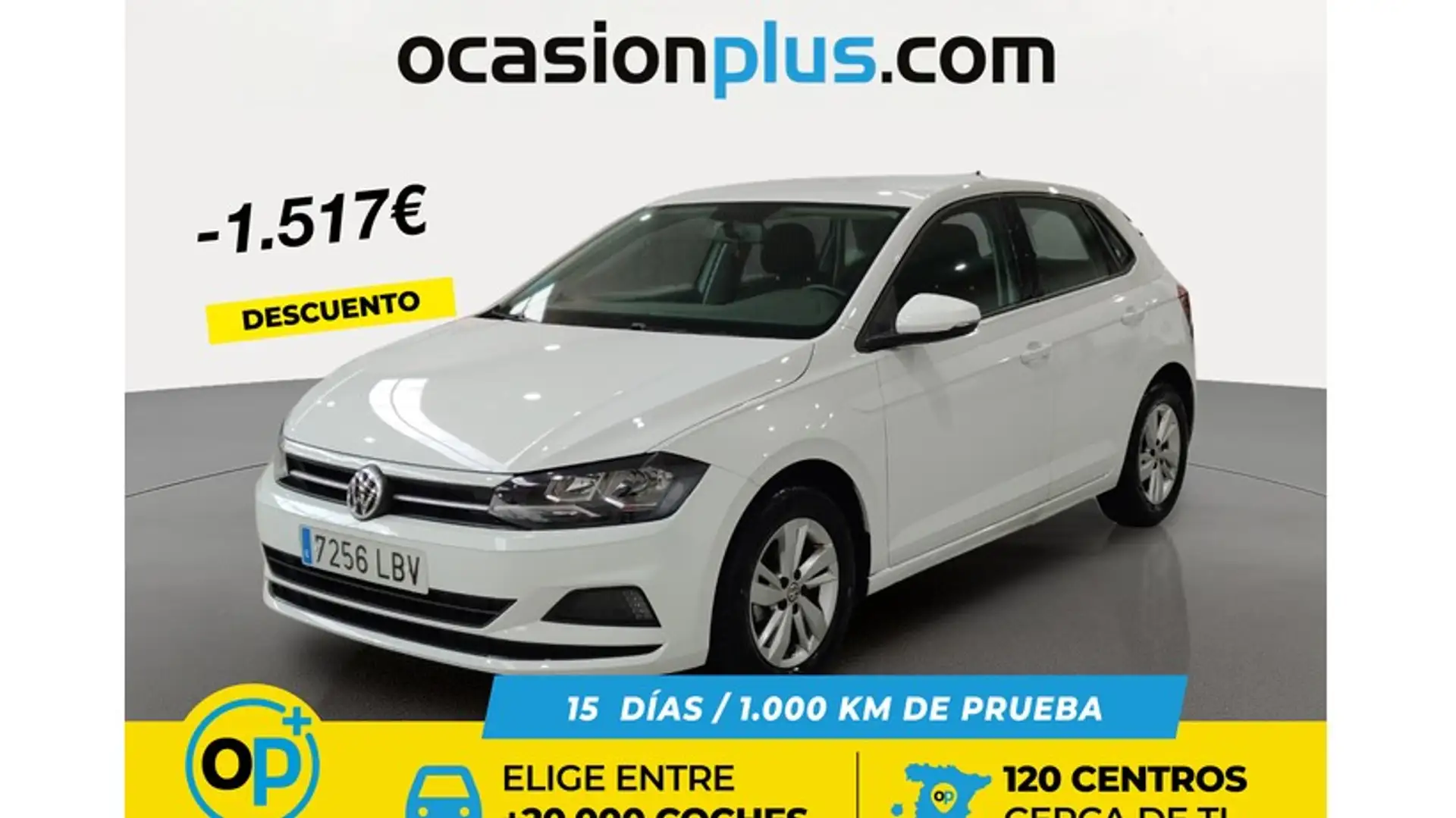 Volkswagen Polo 1.0 Advance 59kW Blanc - 1