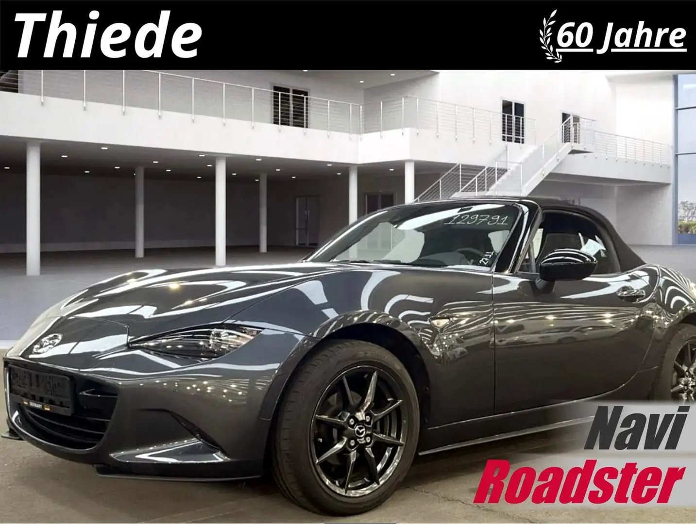 Mazda MX-5 ROADSTER 1.5 PRIME LINE NAVI/LED/LEDER/SHZ Grau - 1