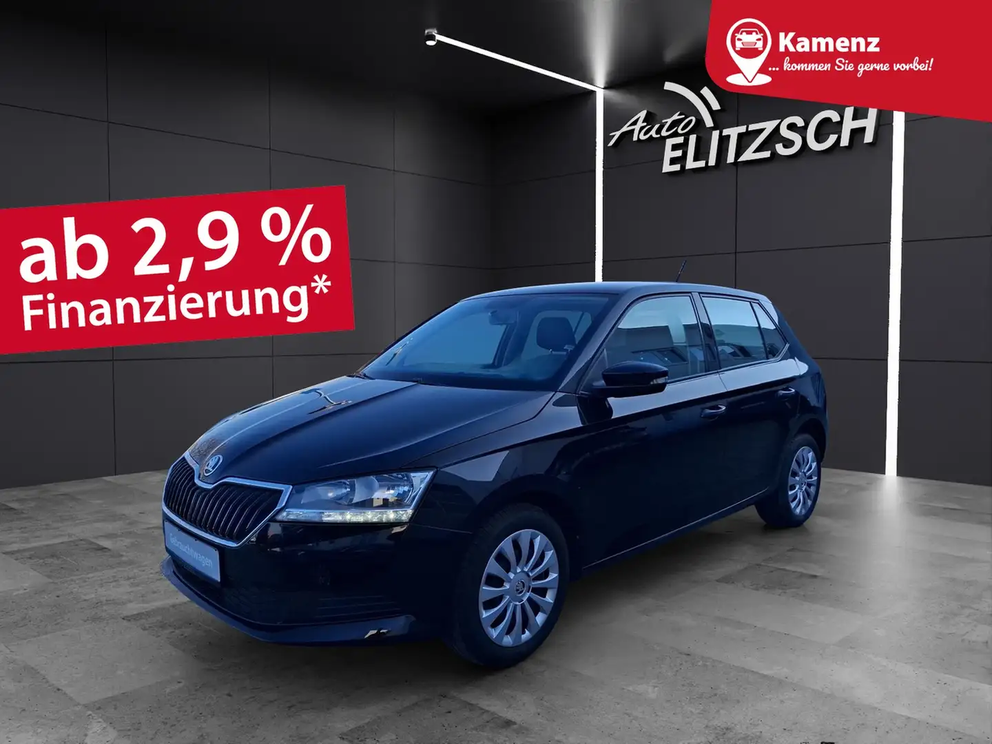 Skoda Fabia TSI Cool-Plus Klima SH Schwarz - 1