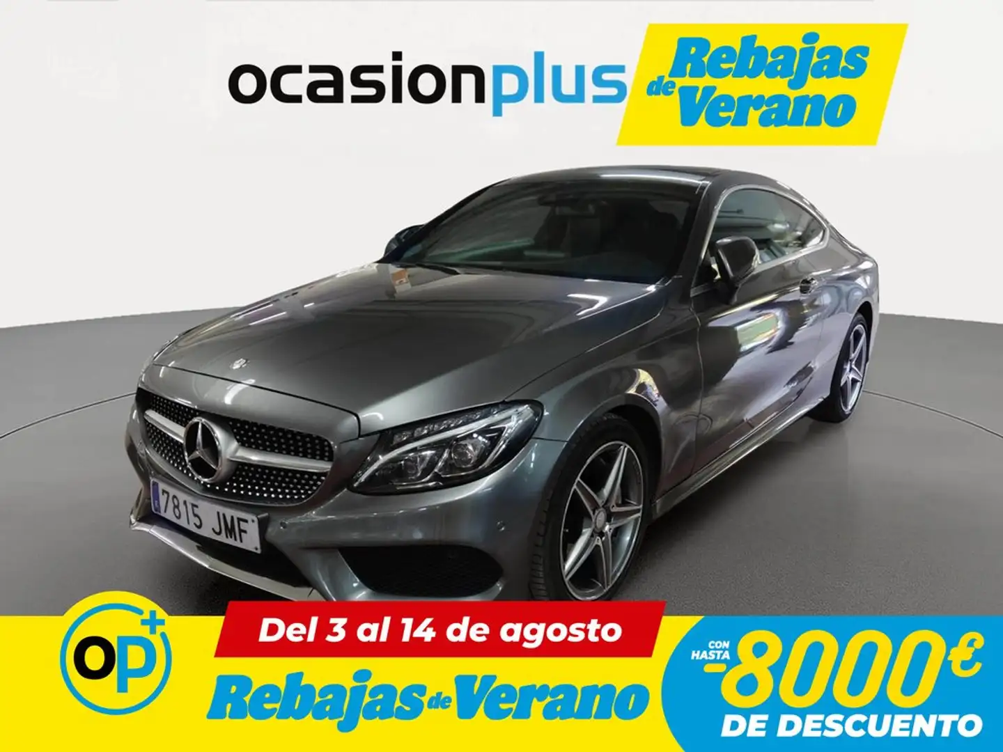 Mercedes-Benz C 250 Coupé 250d 9G-Tronic Gris - 1