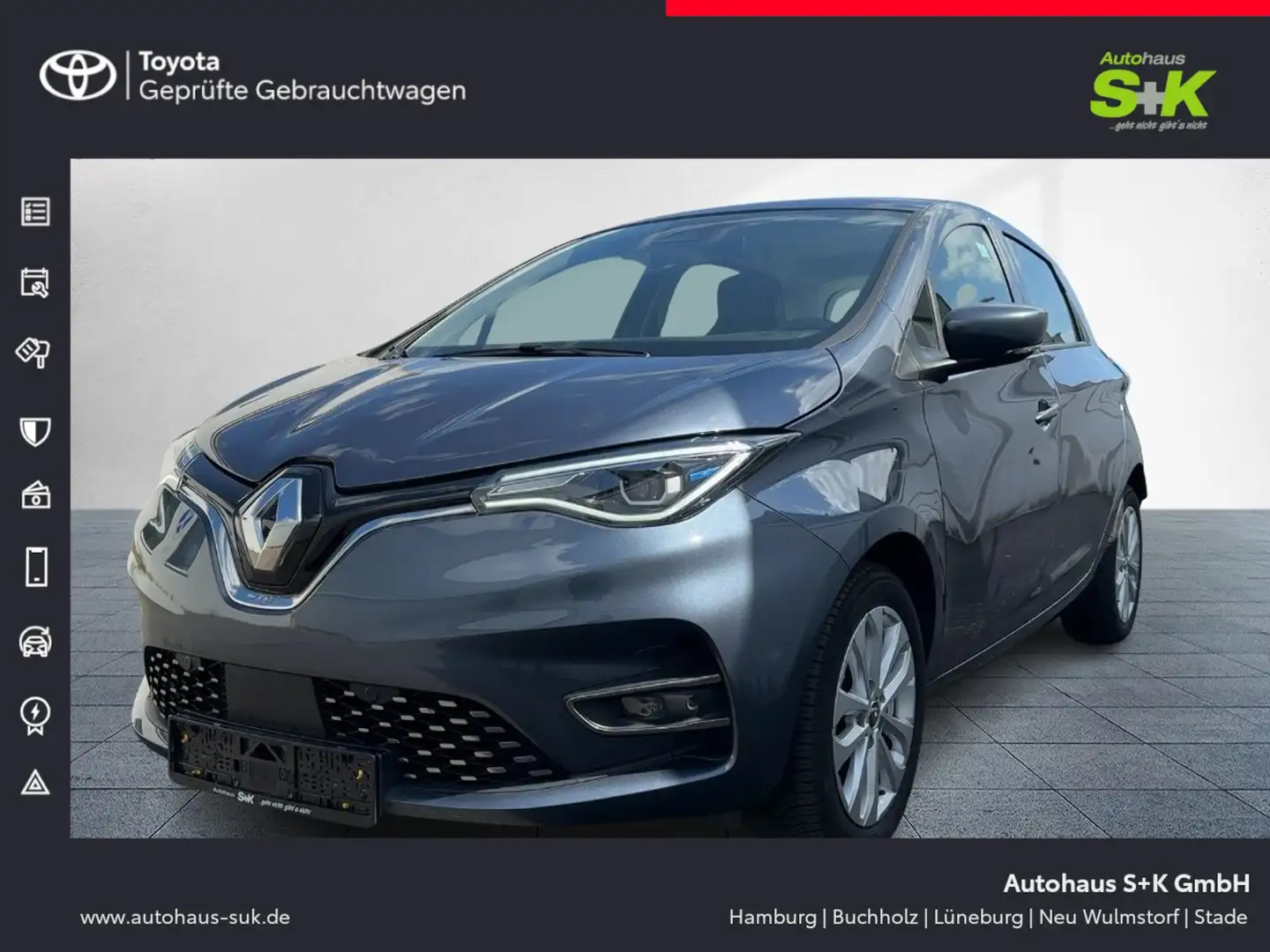Renault ZOE EXPERIENCE BATTERIEKAUF R135 Z.E.50*WINTER-P+LED Szürke - 1