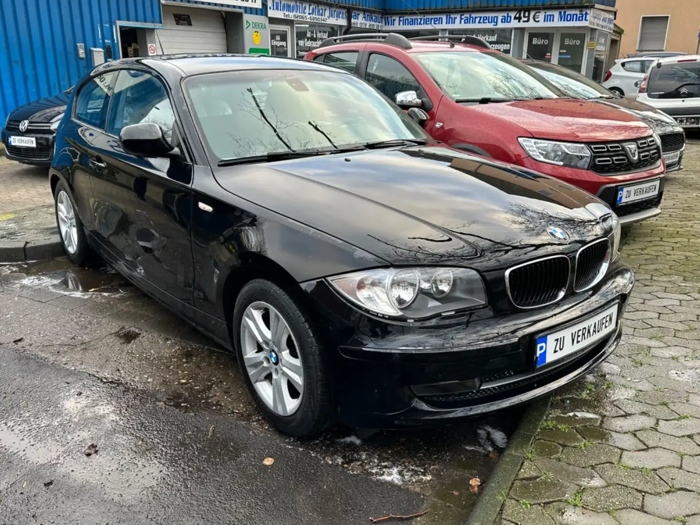 BMW 116 Baureihe 1 Lim. 116i-AB-79€ im Monat Finanzi Black - 1
