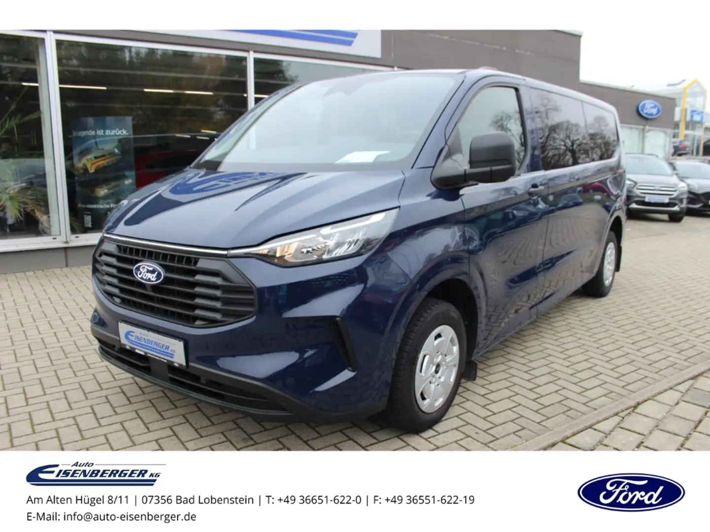 Ford Transit Custom Kombi 320 L2 FWD Trend Klima v+h Blau - 2