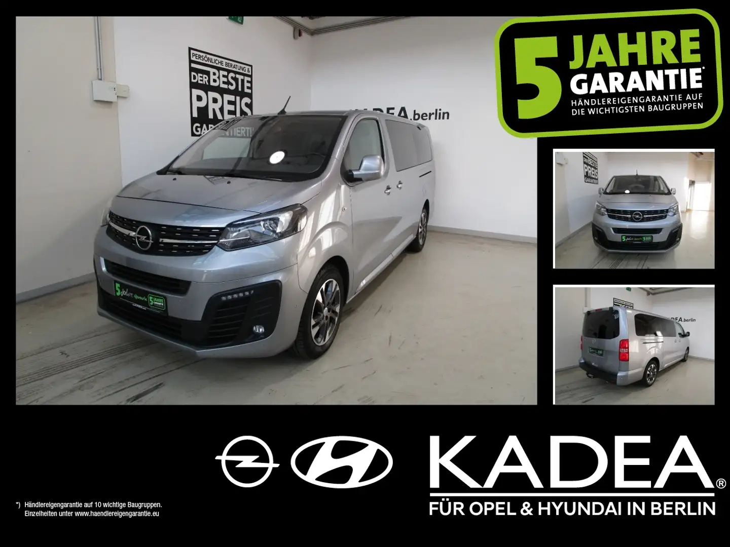 Opel Zafira Life 2.0 180°Kamera,PDC,Sitzhzg.,CarPlay Grau - 1