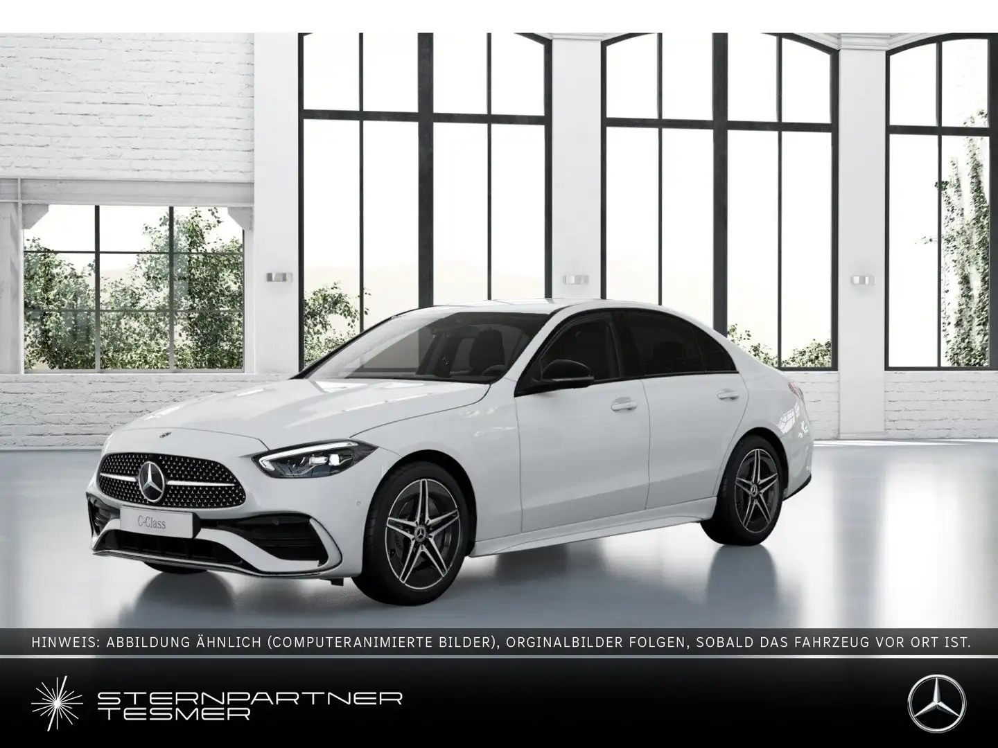 Mercedes-Benz C 220 d +AMG+Night+KAMERA+Ambiente+SHZ+AUT+LED Weiß - 1
