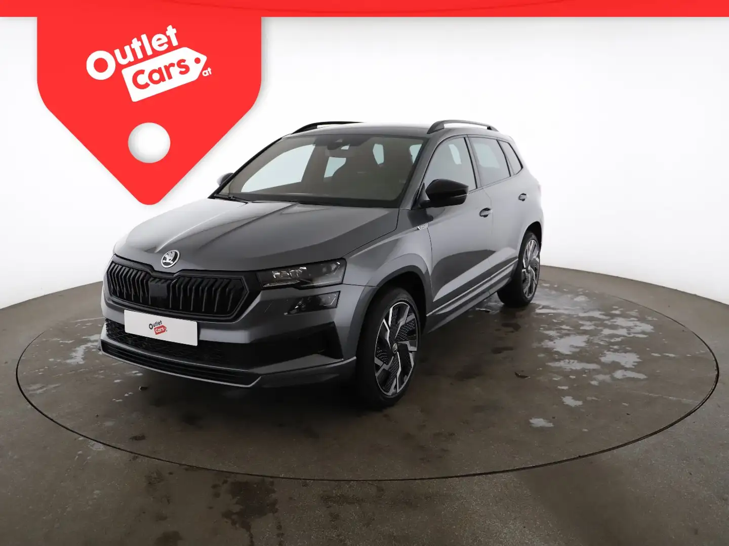 Skoda Karoq 2.0 TDI 4x4 Sportline MATRIX+AHK+LED+NAVI Grau - 1