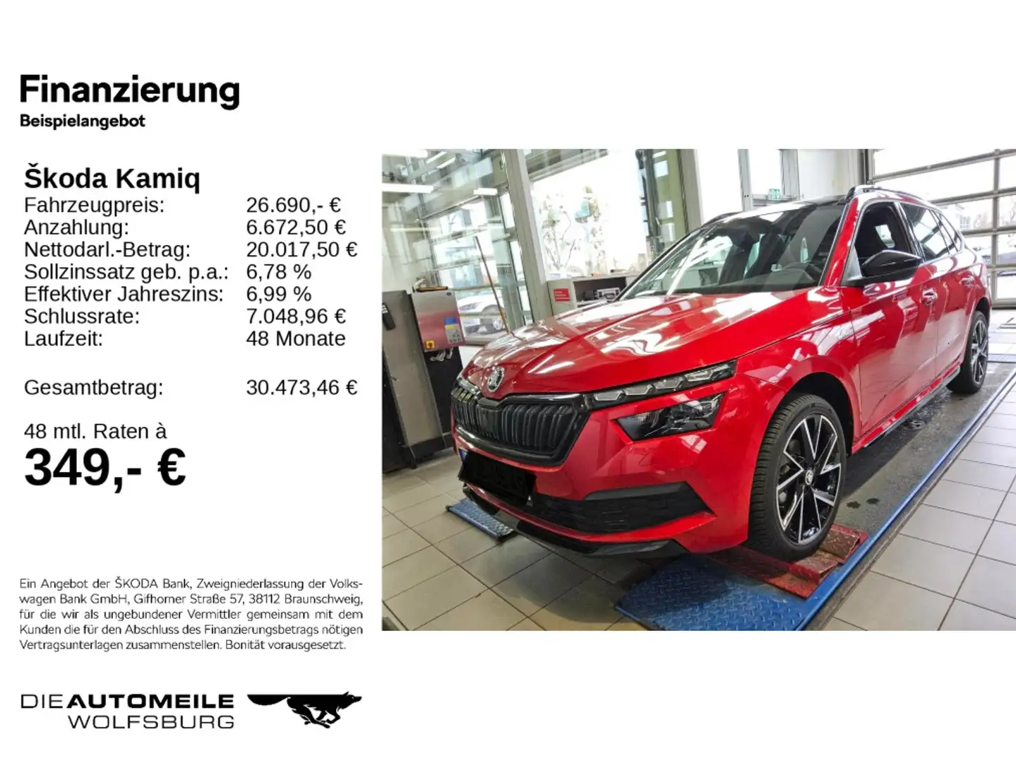 Skoda Kamiq 1.5 TSI DSG Monte Carlo AHK/Pano/LED Rot - 2