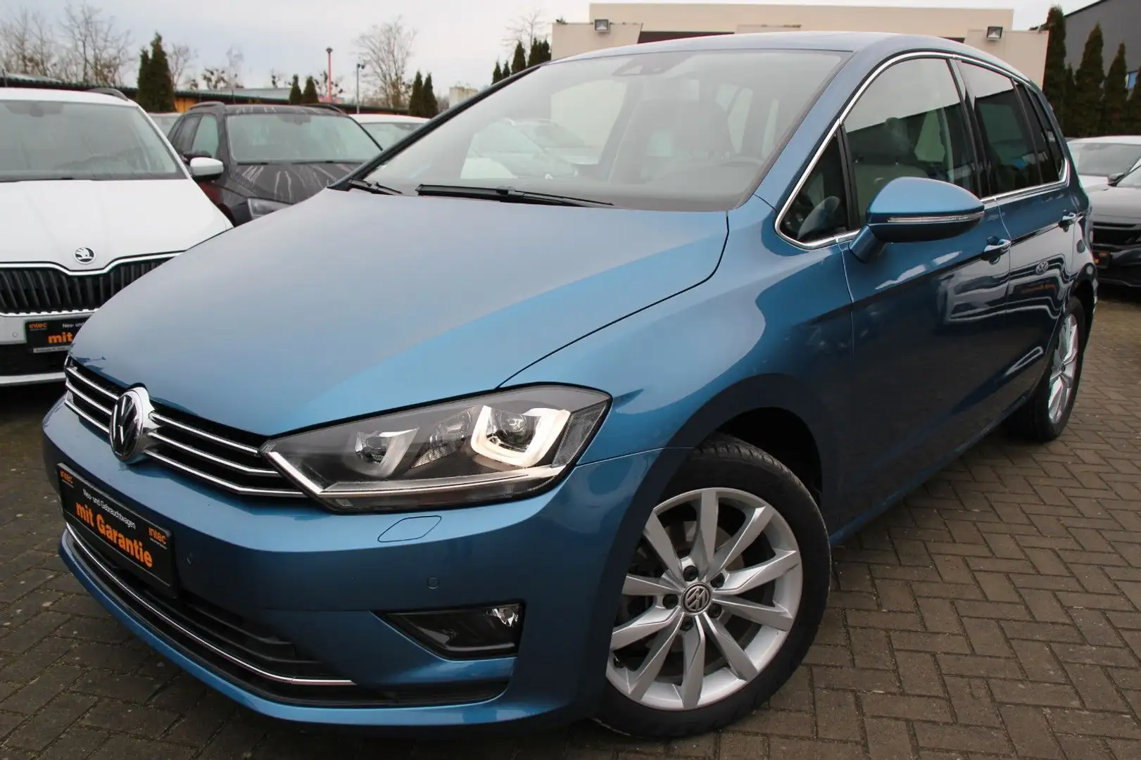 Volkswagen Golf Sportsvan VII Highline DSG Vollausstattung Blau - 2