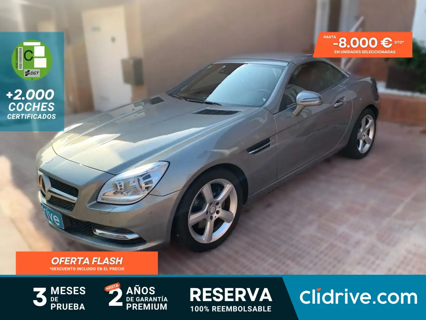 Mercedes-Benz SLK 250 BlueEfficiency Gris - 1