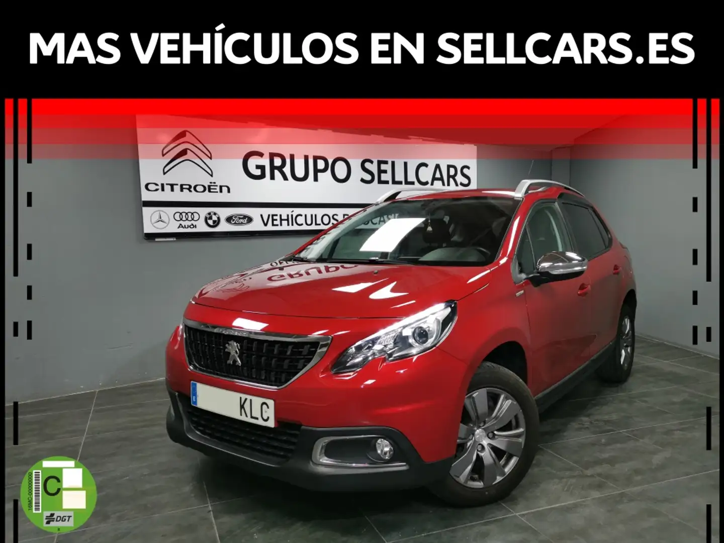Peugeot 2008 1.5 BlueHDI S&S Style 100 Rouge - 1
