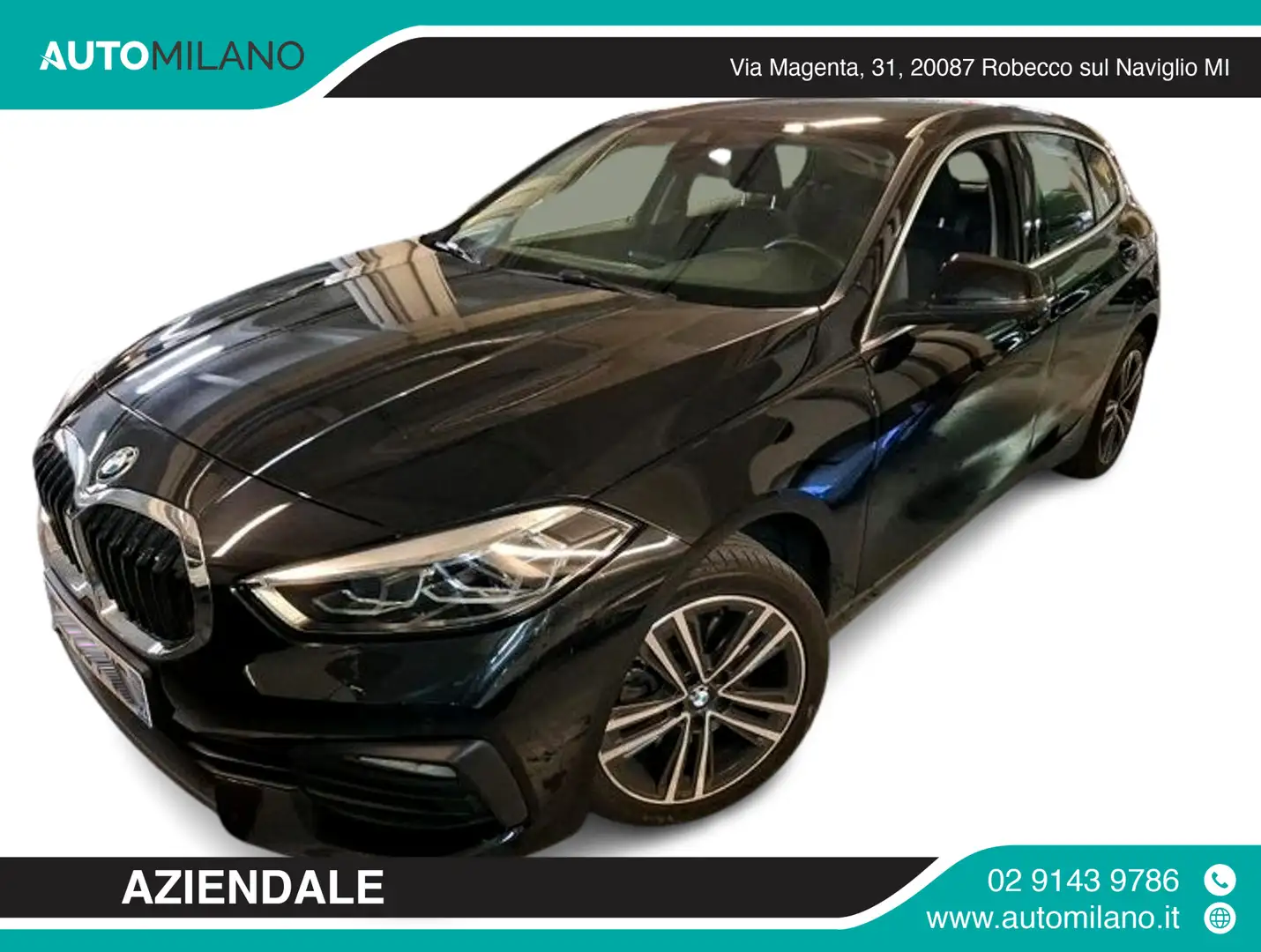 BMW 116 116D BUSINESS ADVANTAGE Nero - 1