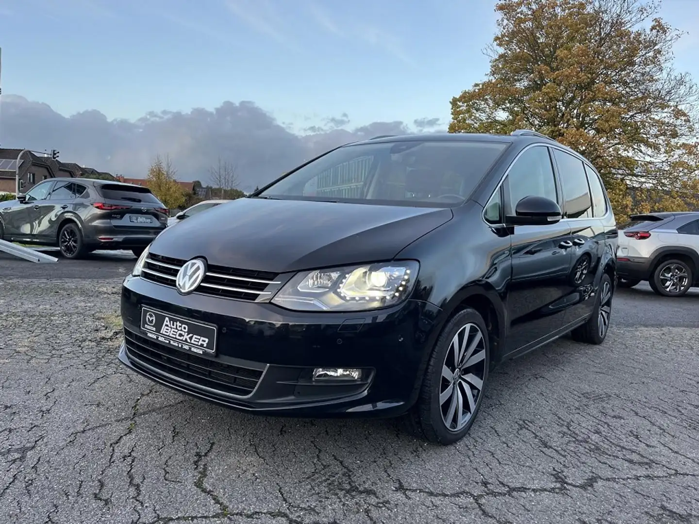 Volkswagen Sharan | Panoramadach | AHK | elektr. Türen+Heckkl. Schwarz - 2