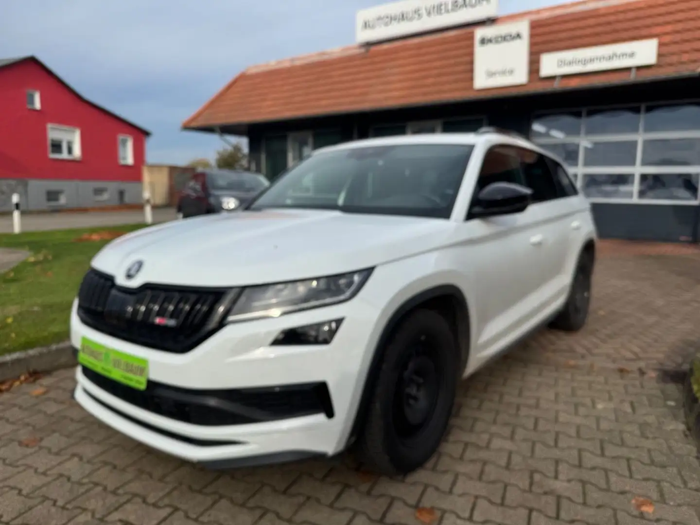 Skoda Kodiaq RS 4x4 176kw TDI DSG-AHK-Pano-360- Blanc - 1