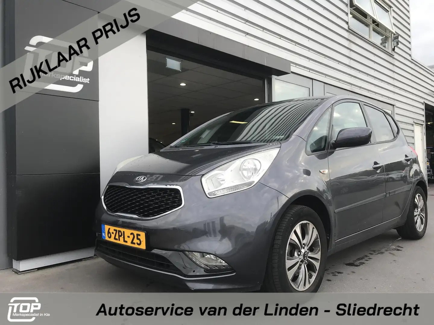 Kia Venga 1.4 First Edition Navi Grijs - 1