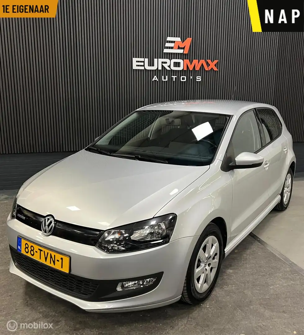 Volkswagen Polo 1.2 TDI BlueMotion 1e Eigenaar - NAP -Airco Grijs - 1