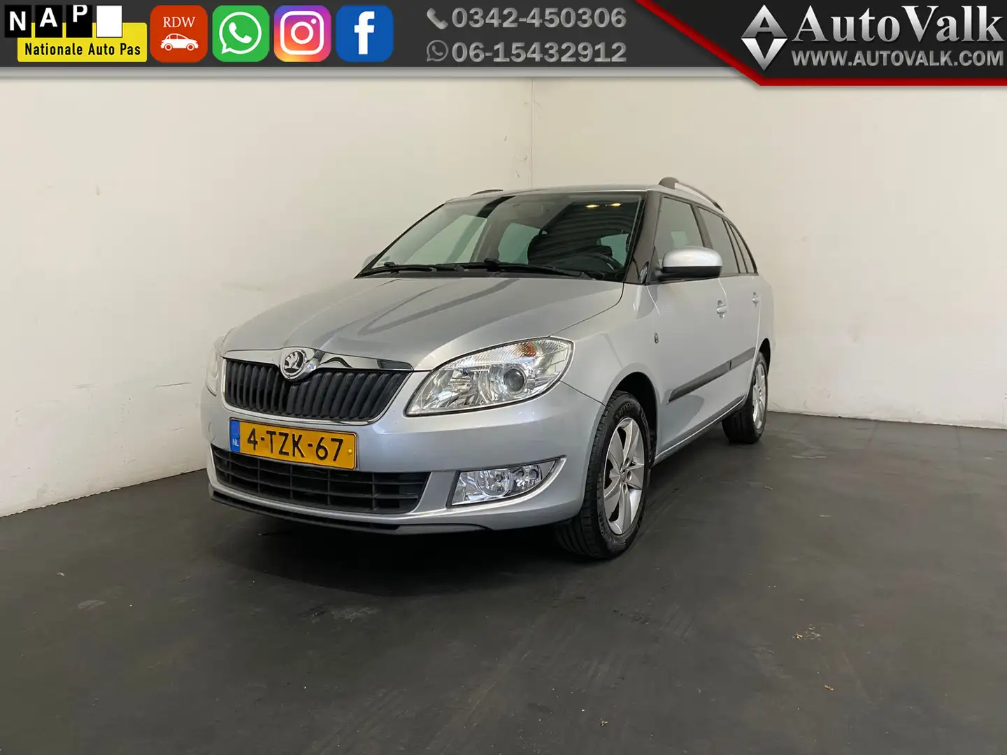 Skoda Fabia Combi 1.2 TSI Drive.Clima.Cruise! Grijs - 1