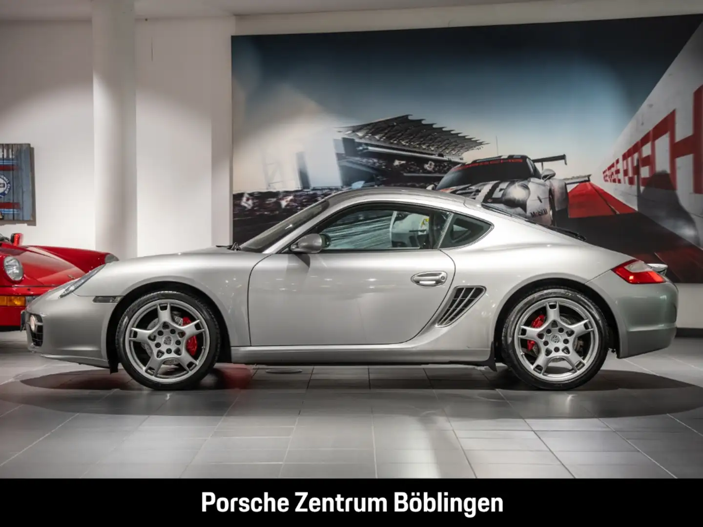 Porsche Cayman S Leder-seeblau El.Sitze Tempomat 71650km Silber - 2