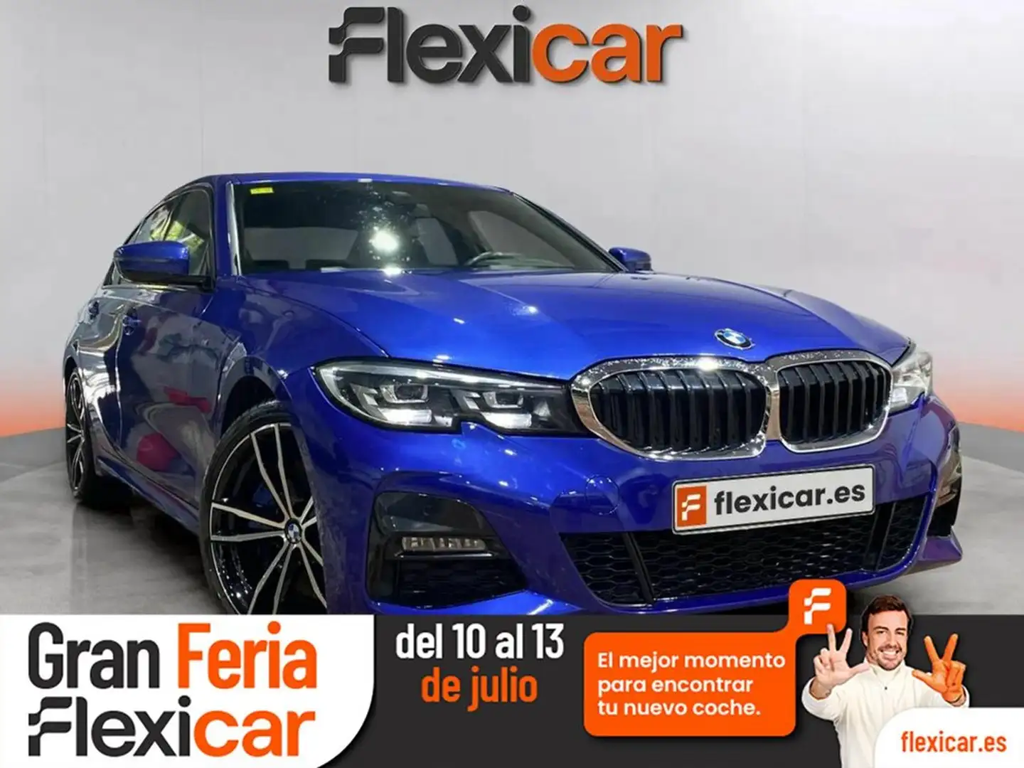 BMW 320 320d Auto. Bleu - 1