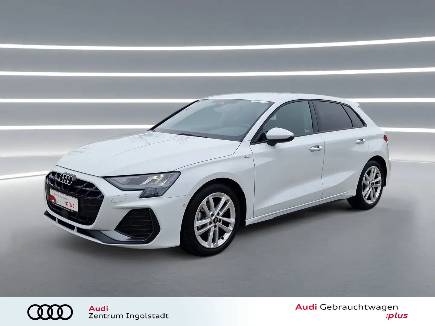 Audi A3 Sportback 35 TDI S line NAVI+ LED ACC KAM. Weiß - 2