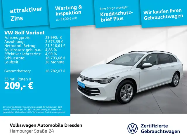 Volkswagen Golf Variant Golf VIII Variant Life 1.5 TSI LED HUD KAM TRAVE