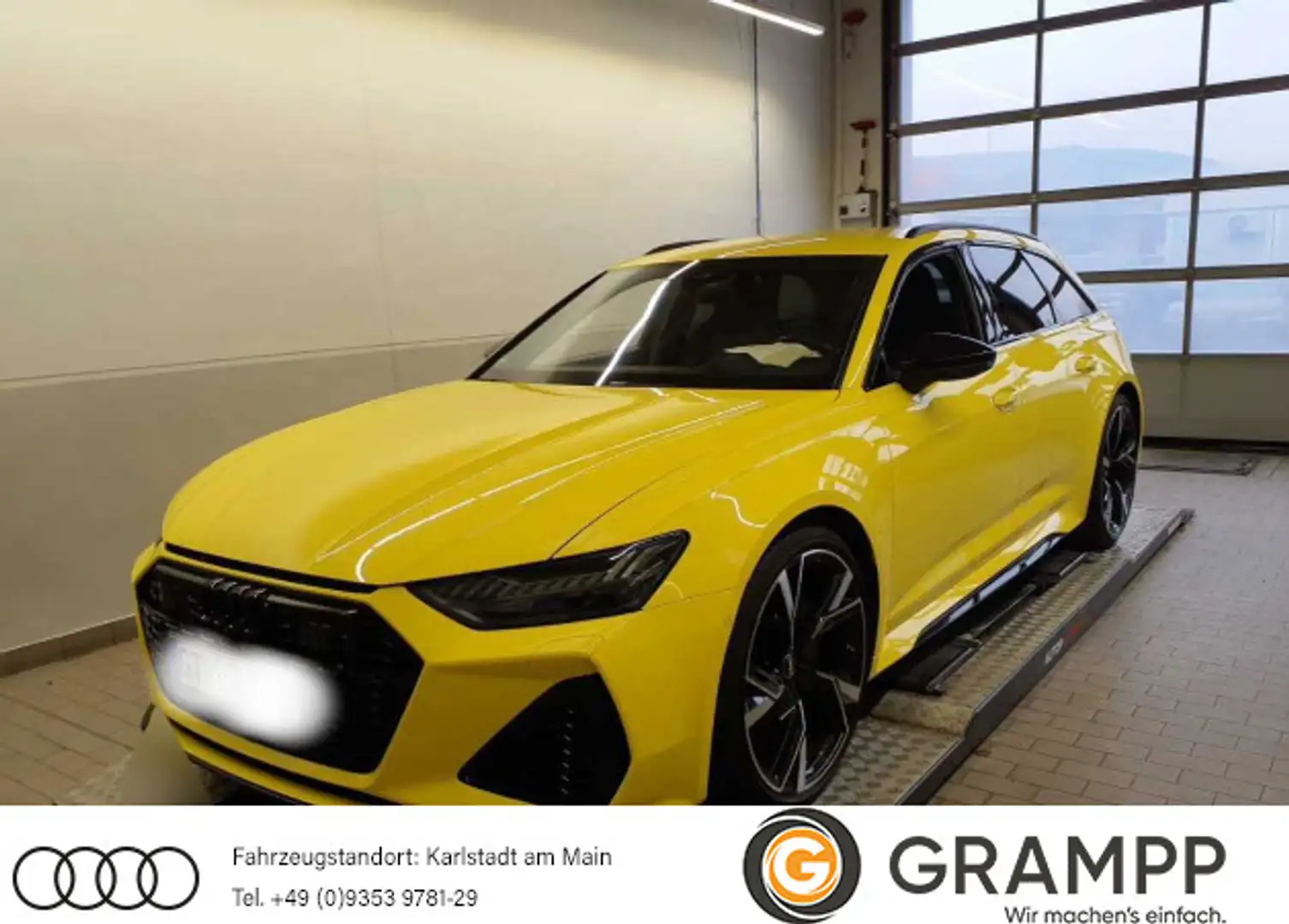 Audi RS6 +AHK+SPORTABGAS+KERAMIK+DYNAMIK+HUD+ Gelb - 1