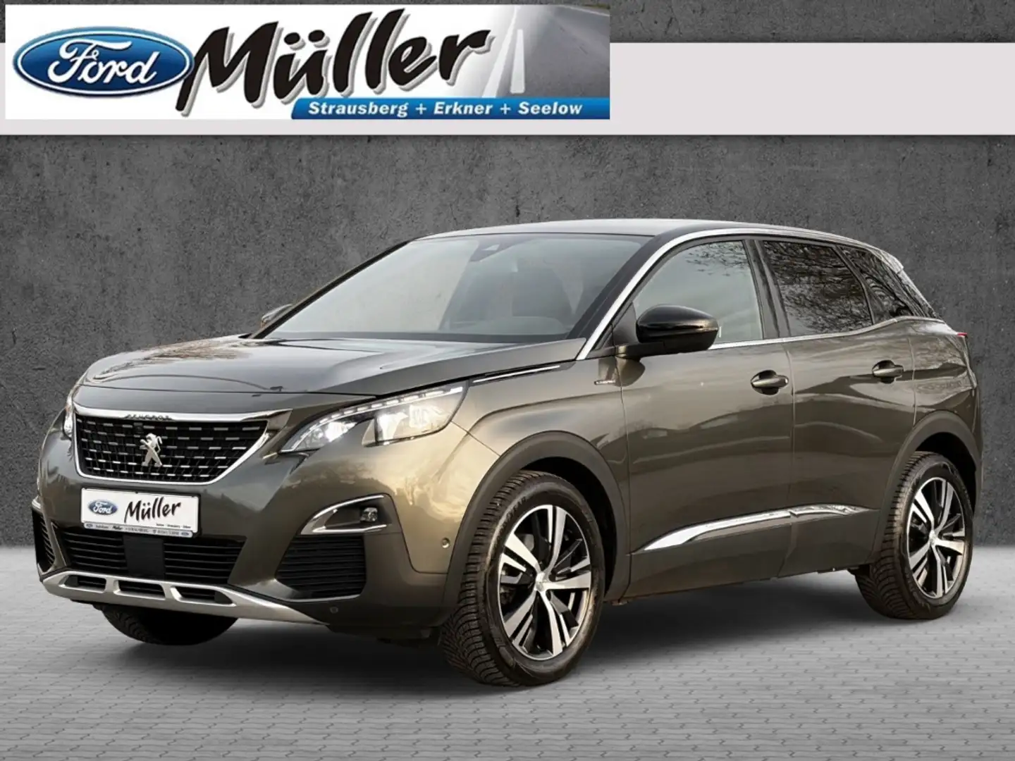 Peugeot 3008 1.5 BlueHDi 130 Allure Automatik LED AHK Grau - 1