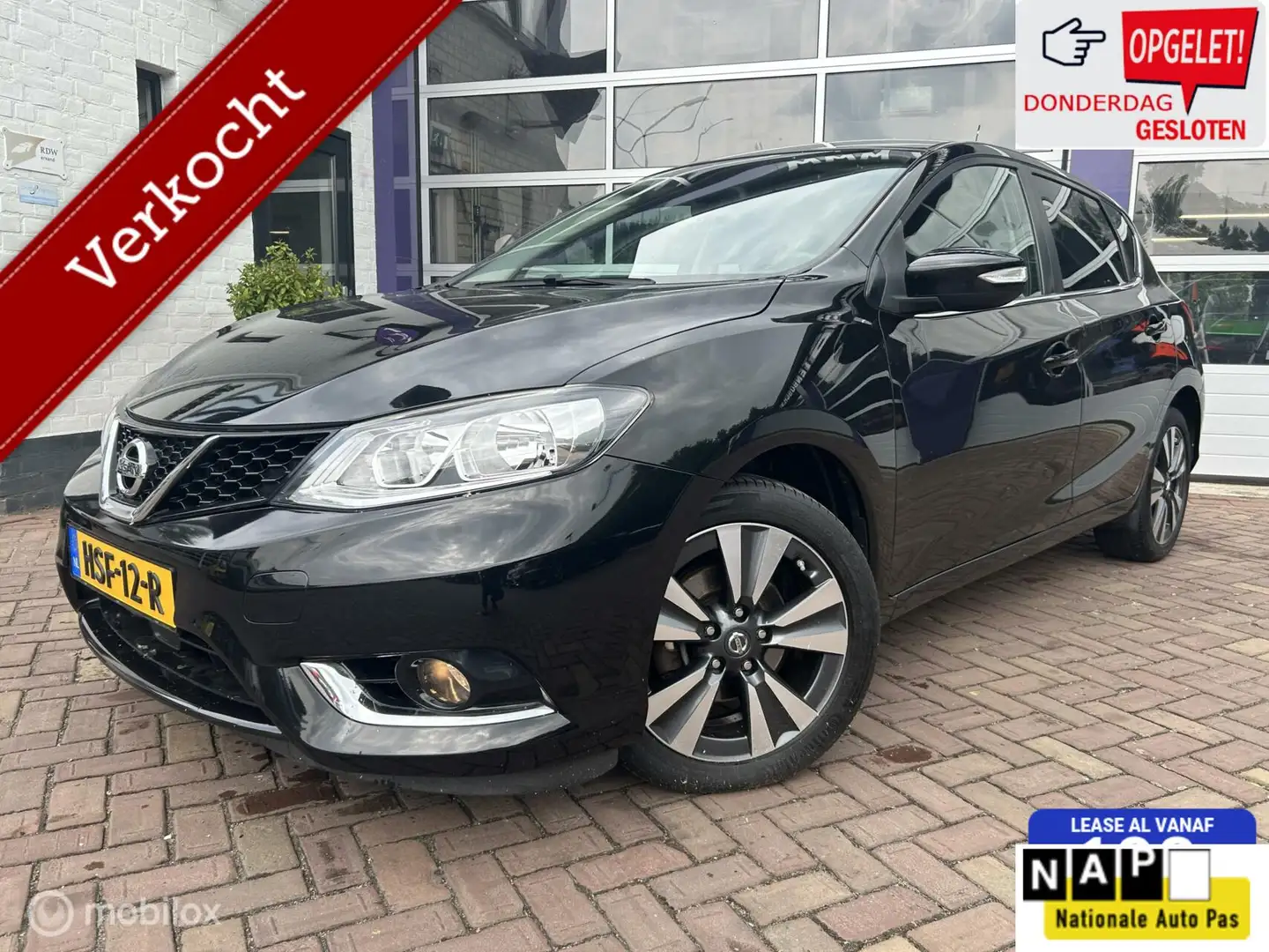 Nissan Pulsar 1.2 DIG-T Business Edition * AUTOMAAT * AIRCO Černá - 1