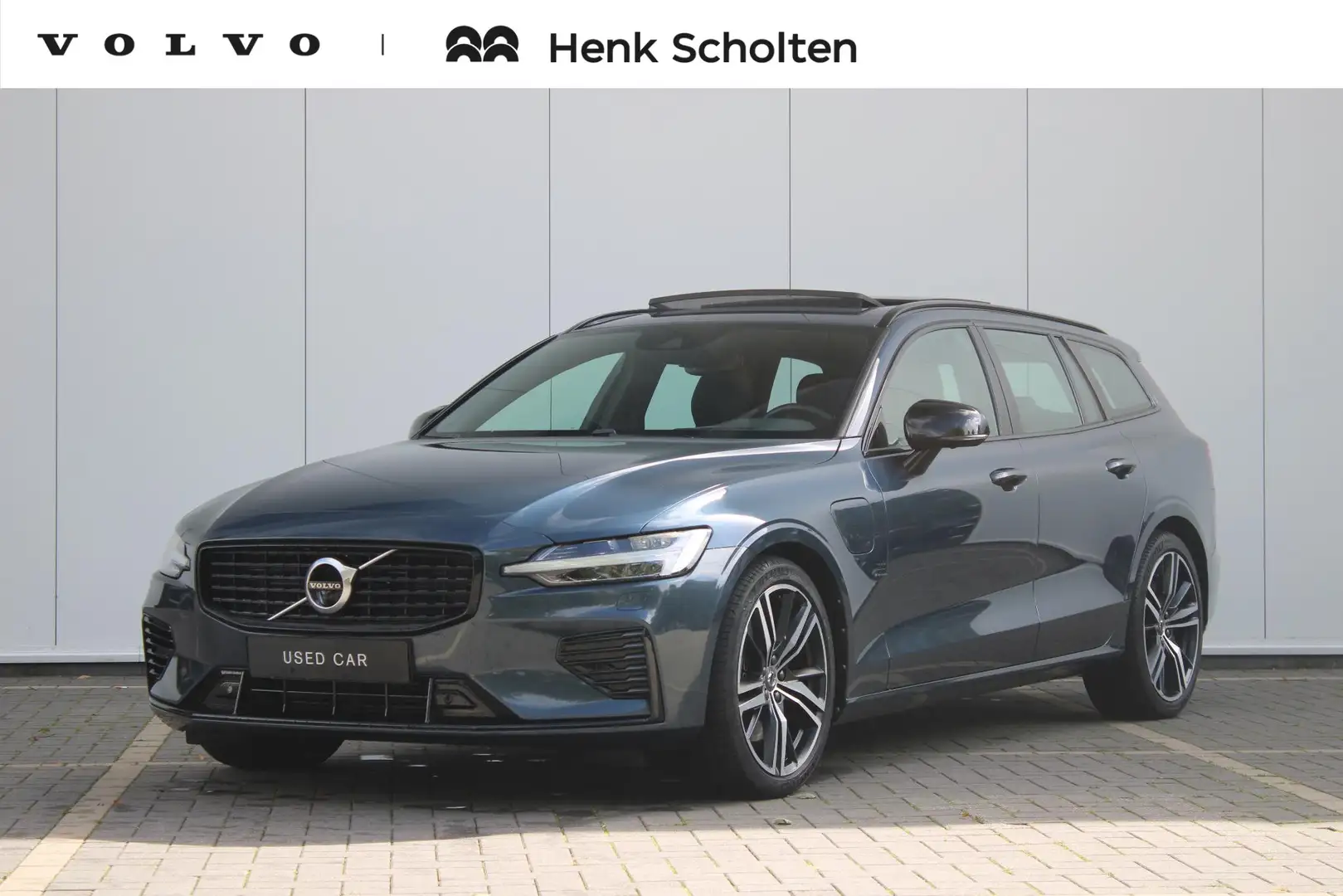 Volvo V60 T6 340PK Recharge AWD R-Design | Adaptive Cruise & Bleu - 1
