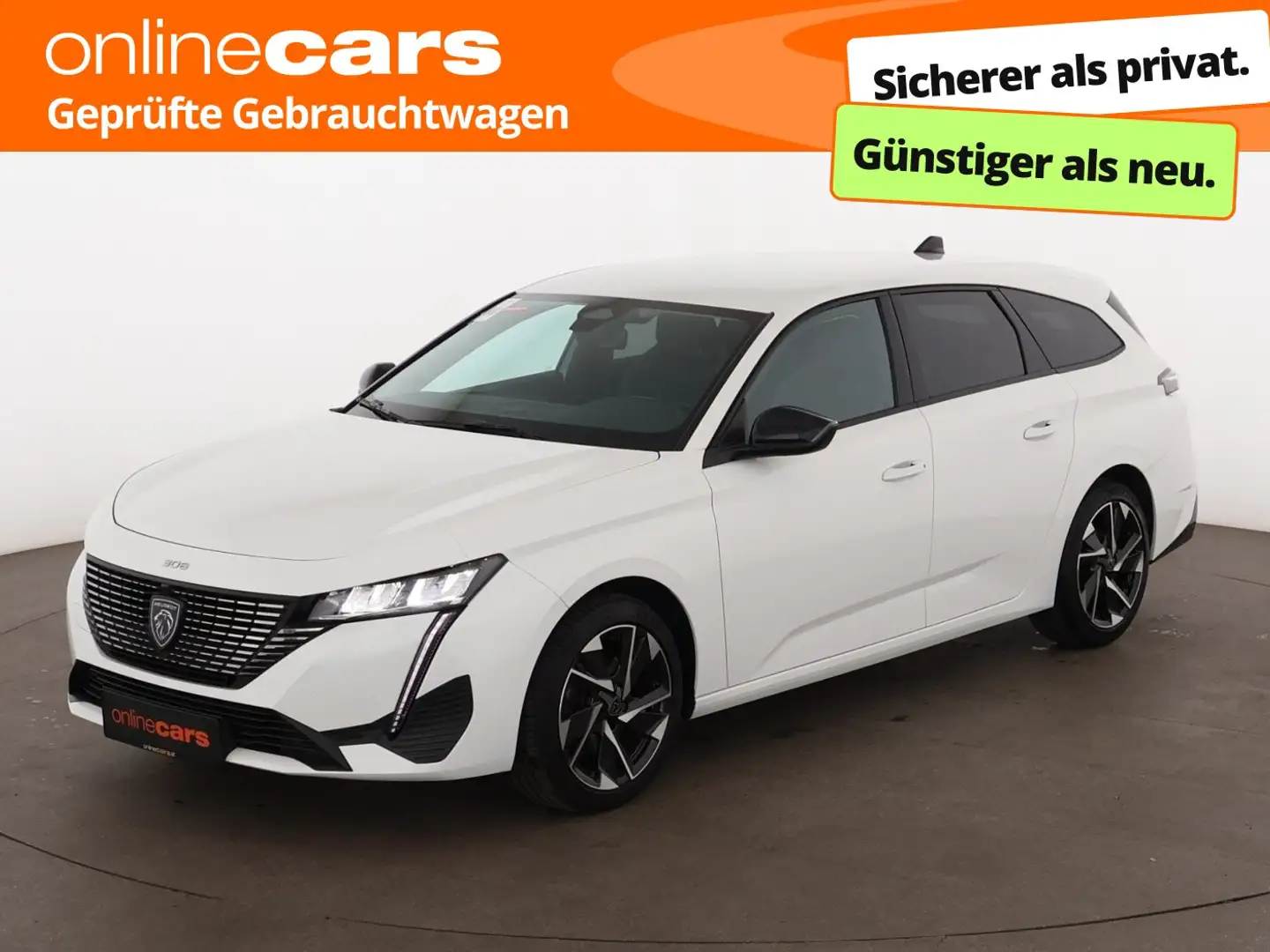 Peugeot 308 SW 1.2 PureTech 130 Allure Aut LED RADAR NAVI Weiß - 1