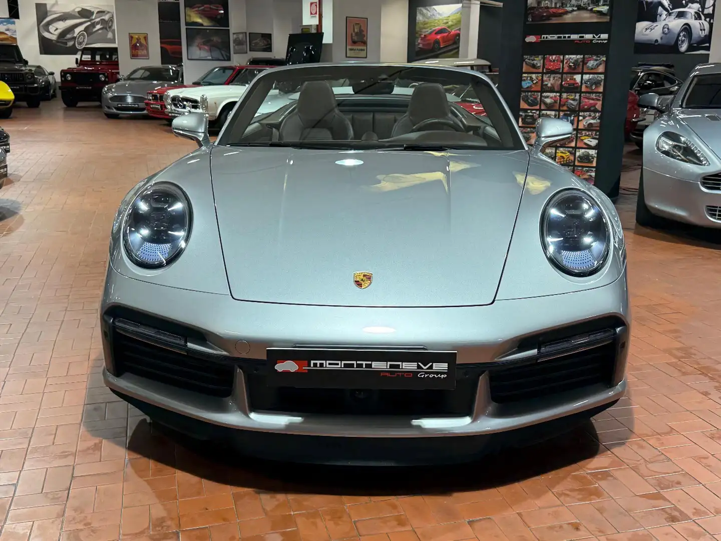 Porsche 911 Turbo S Cabriolet -Pelle Marrone-Capote Marrone Argent - 2