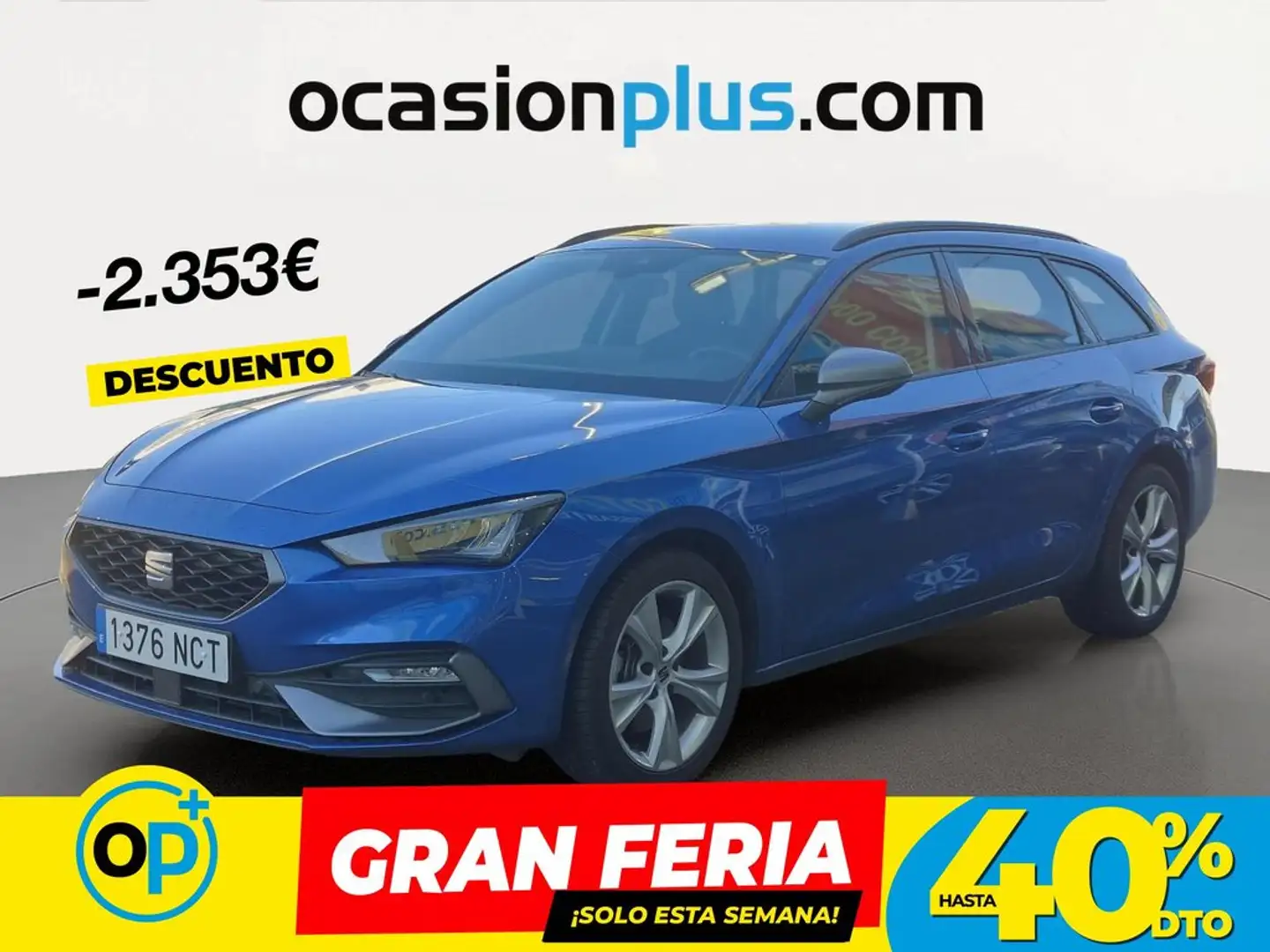 SEAT Leon ST 2.0TDI CR S&S FR XS DSG-7 150 Azul - 1