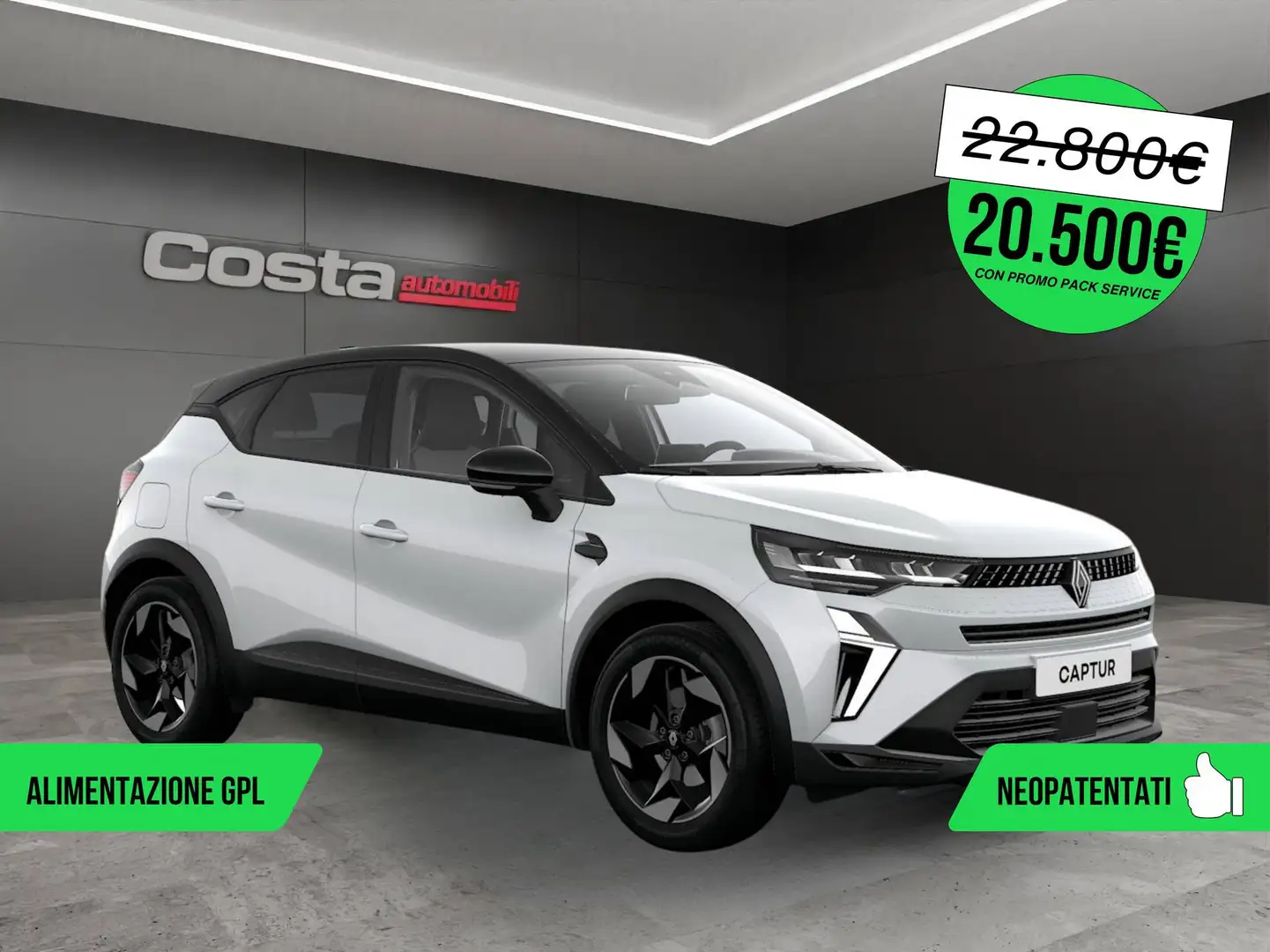 Renault Captur 2ª serie ECO-G 100 CV Techno Bianco - 1