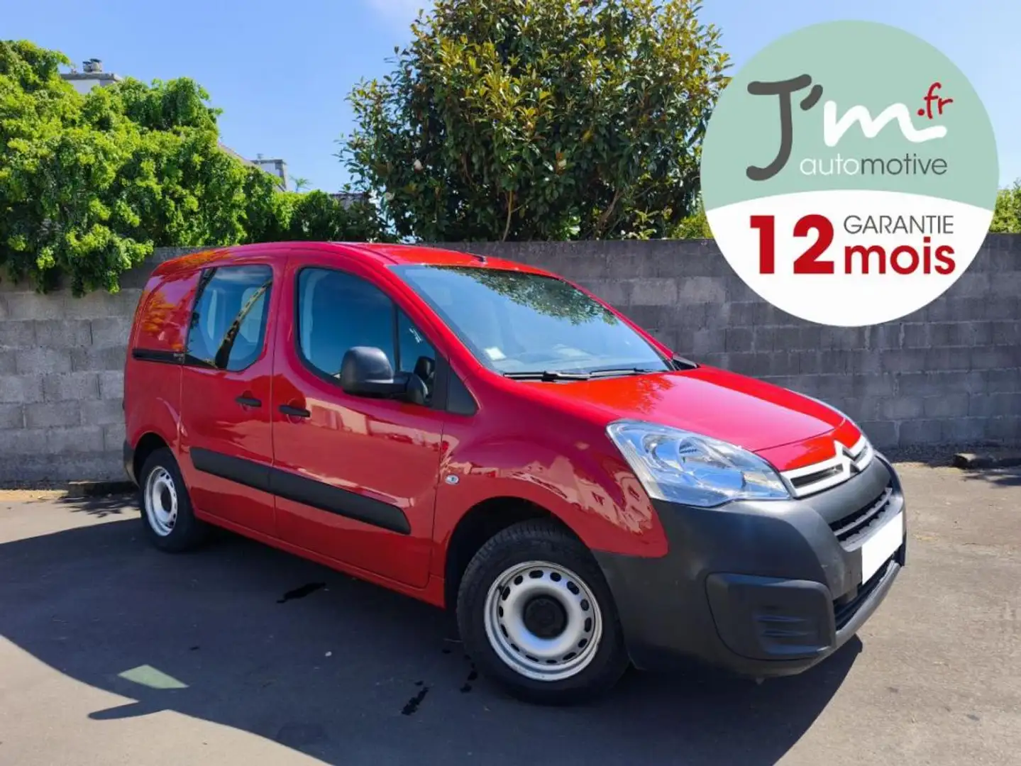 Citroen Berlingo II BlueHDi 100 BVM Confort M Červená - 2