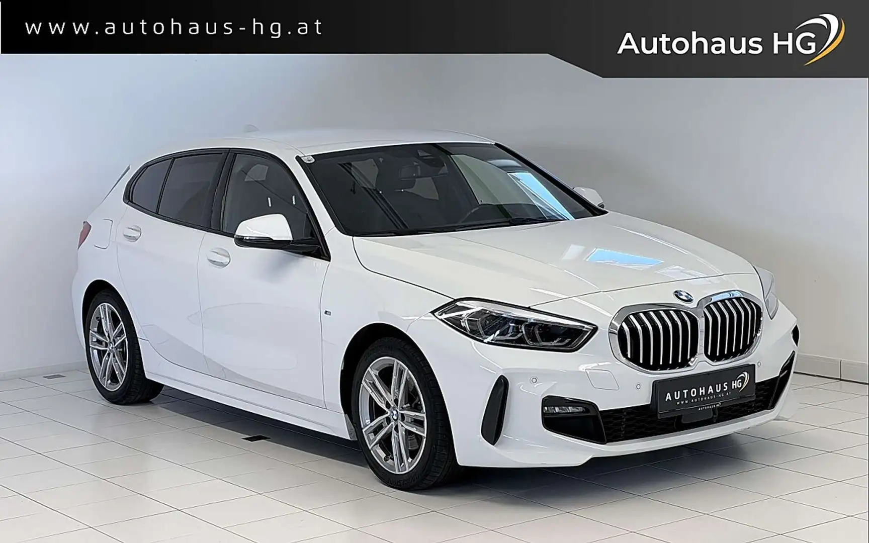 BMW 118 d M Sport*LED*AMBIENTE*TOTWINKEL-ASS*1.BESITZ* Weiß - 1
