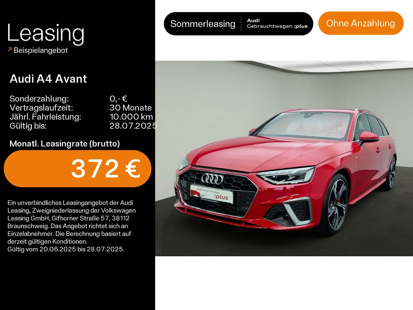 Audi A4 40 TFSI qu 2x S line S tro*Pano*LED*Vir Rot - 1