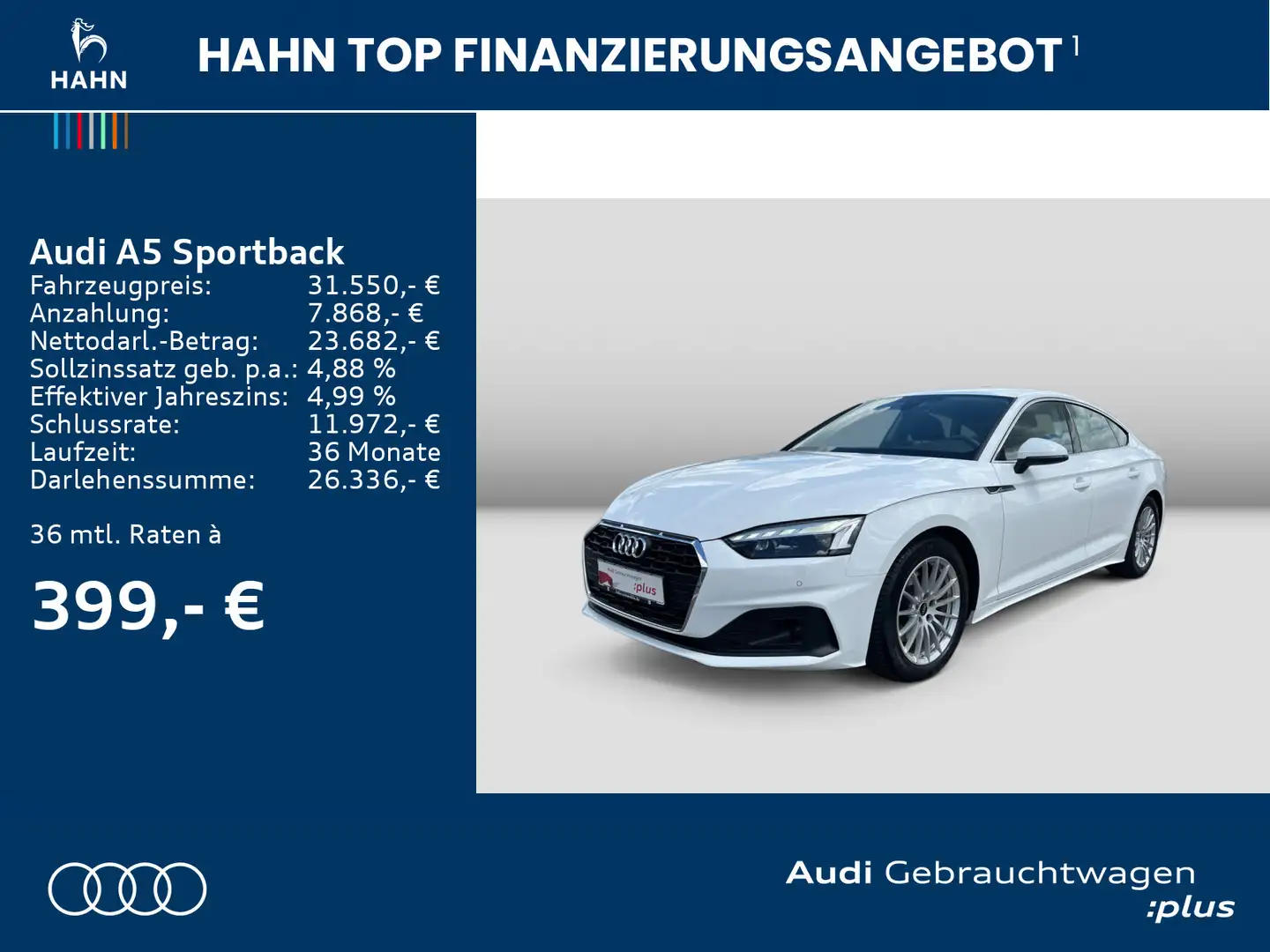 Audi A5 35TDI S trc Matrix CAM Navi Sitzh Weiß - 2